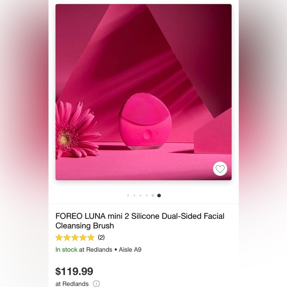 FOREO LUNA mini 2 Silicone Dual-Sided Facial Cleansing Brush , Works Perfectly - Picture 9 of 10